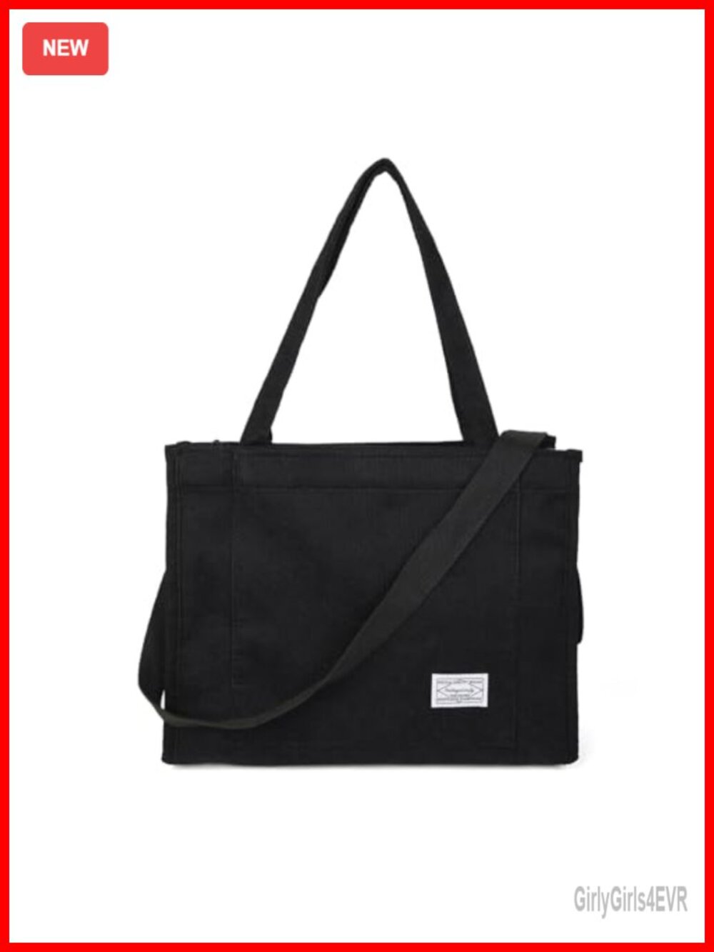 Corduroy Tote Bag Women Travel Crossbody Shoulder Purse